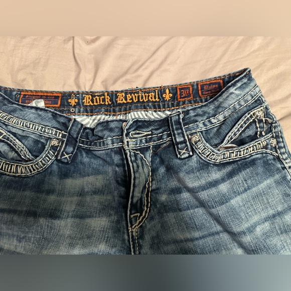 Rock revival waist 30 inseam 31 mid rise easy boot - Picture 2 of 3